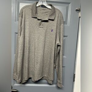 Polo by Ralph Lauren long sleeved courting knit polo shirt size XXL.EUC